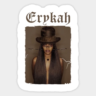 Erykah Badu - Vintage RNB Sticker